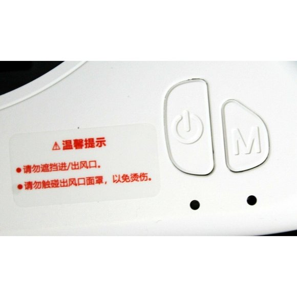 2-n-1 White Fan Space Heater and Air Purifier Small Portable Air Quality Heating - Picture 12 of 12